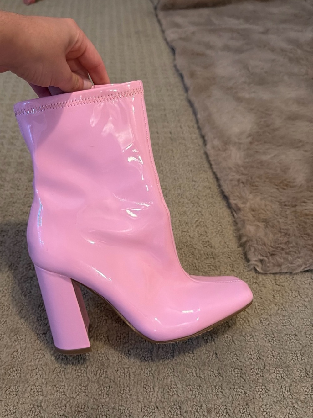 Pink  boots